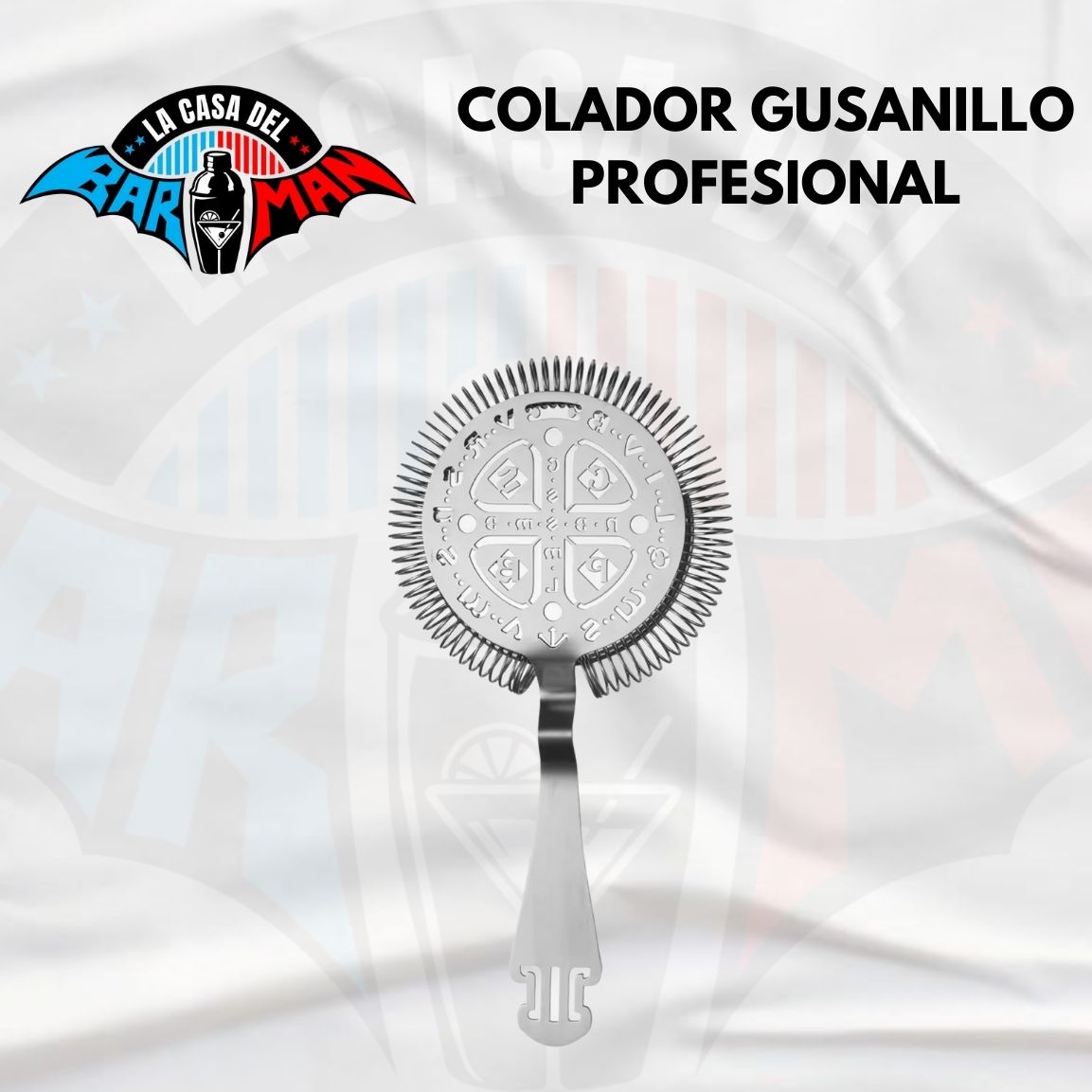 Colador de Gusanillo Profesional Largo