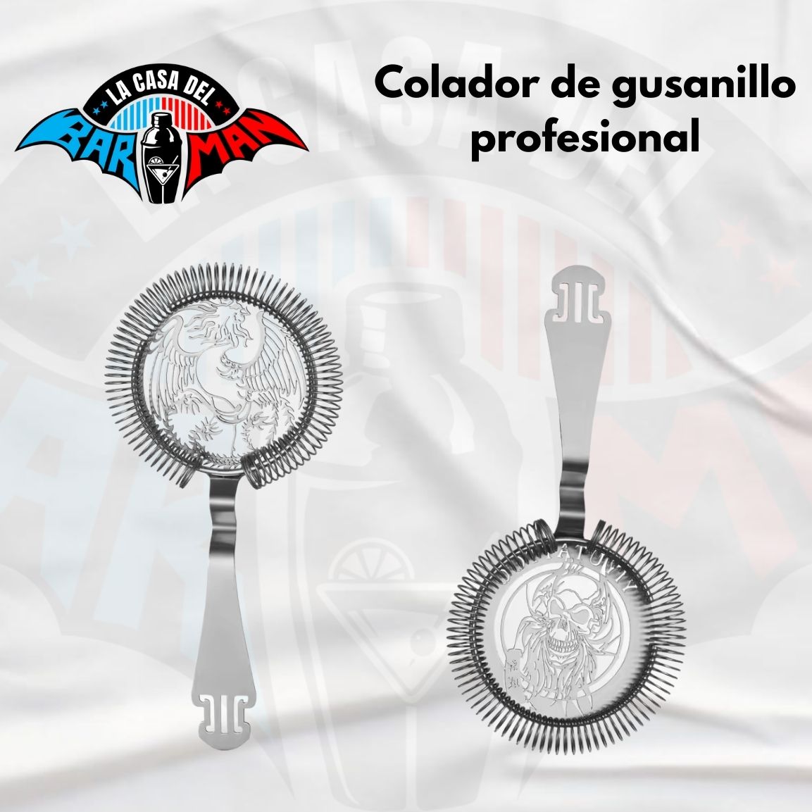 Colador de Gusanillo Profesional Largo