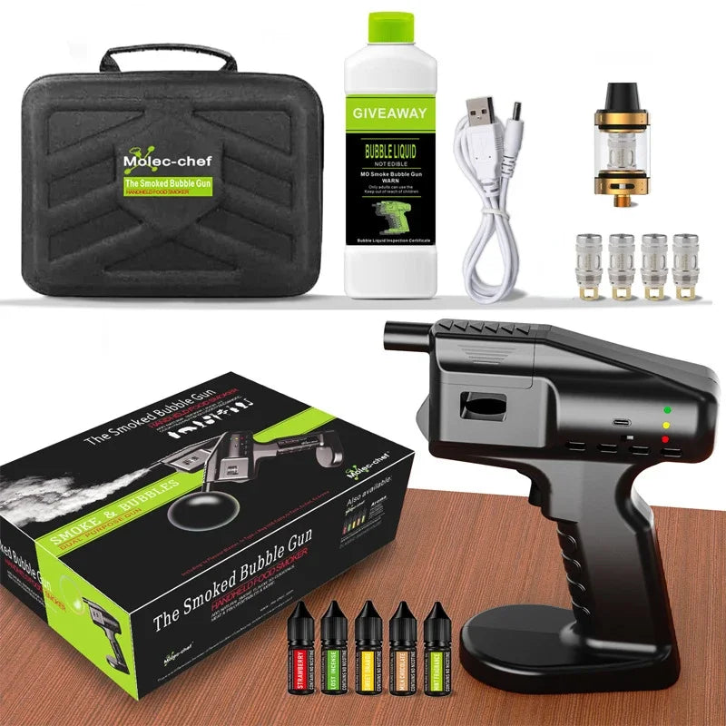 Pistola de burbuja para cocteles