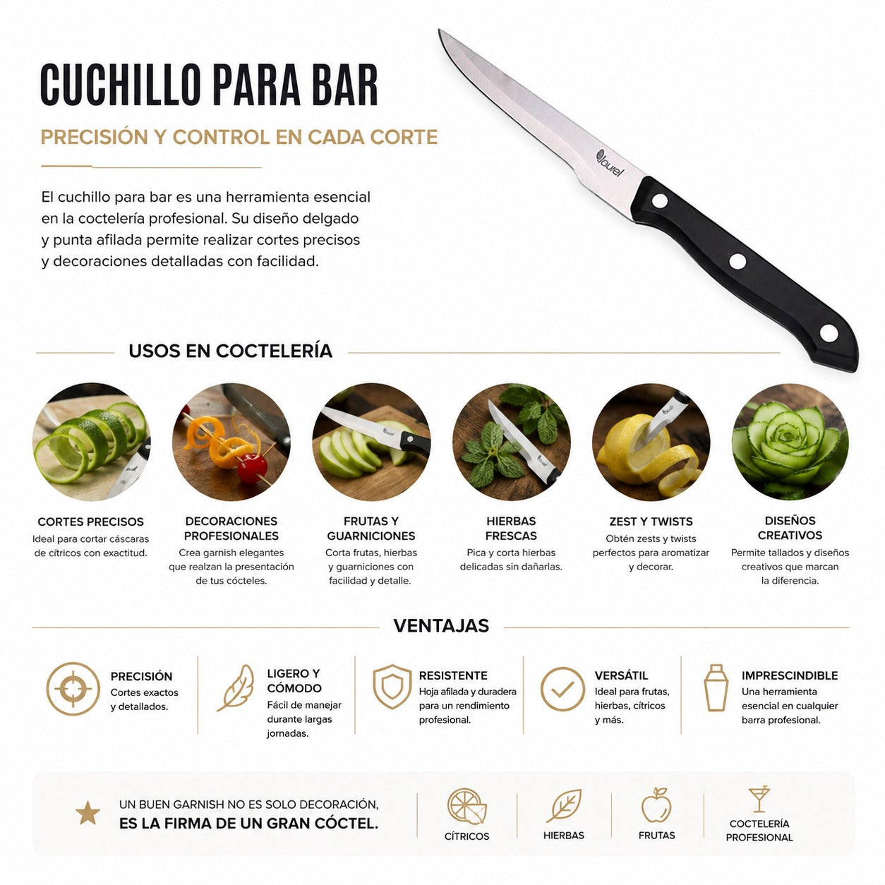 cuchillo de bar