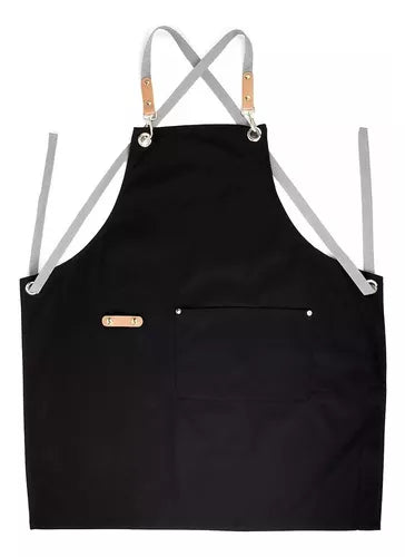 Mandil Negro Sencillo