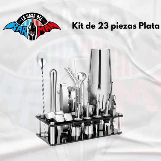 Kit de Bar de 23 Piezas Plata