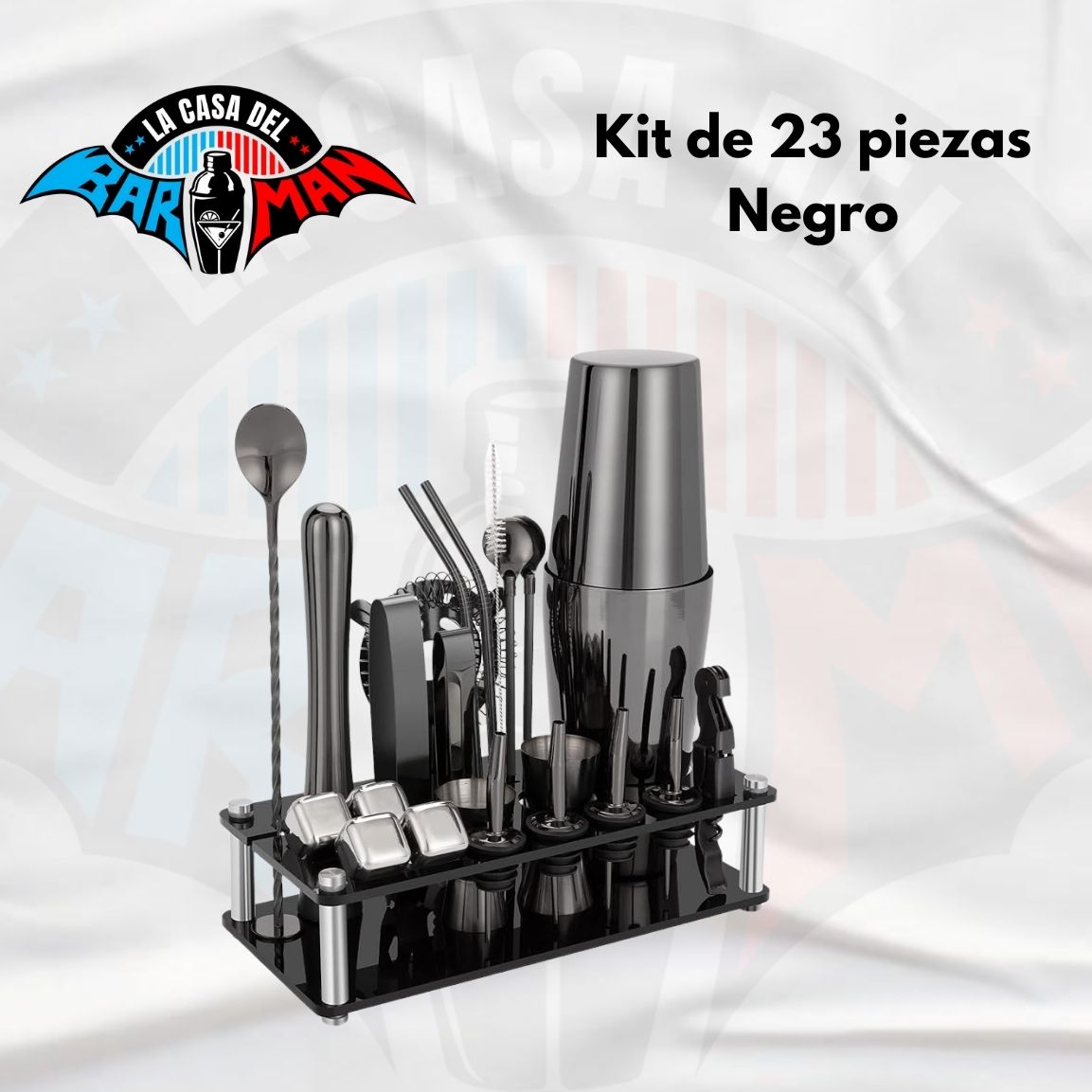 Kit de Bar de 23 Piezas Negro