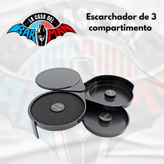 Escarchador de 3 Compartimento