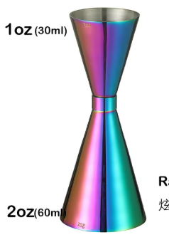 Jigger Japones Multicolor 1-2OZ