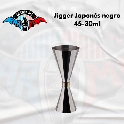 Jigger Japonés Negro 45-30ml