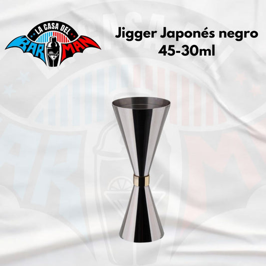 Jigger Japonés Negro 45-30ml
