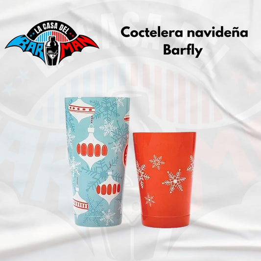 Coctelera Barfly diseño Navideño