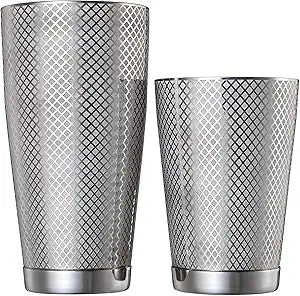 Coctelera Barfly Plata con Diseño