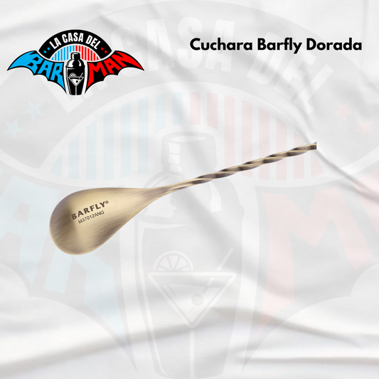 Cuchara de 30cm Barfly Dorada