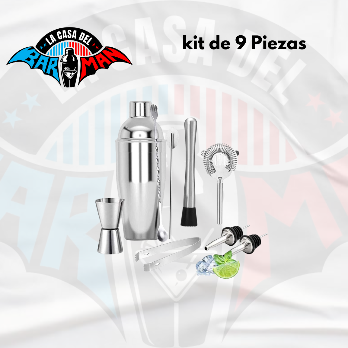 kit de 9 piezas