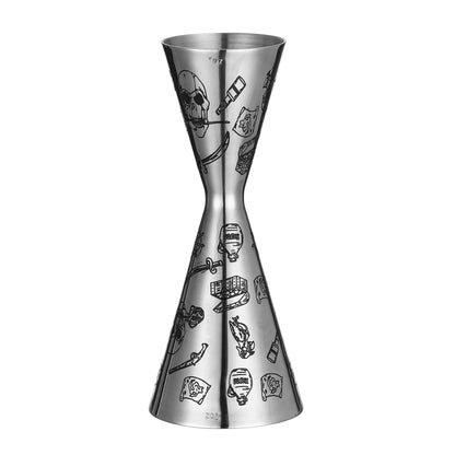 Jigger Japonés con Diseño 1-2oz