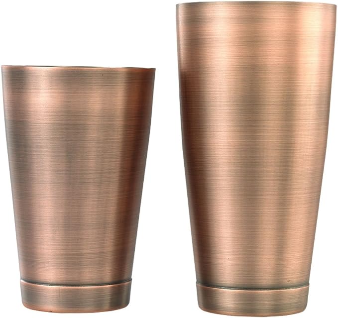 Coctelera Boston Barfly Bronce
